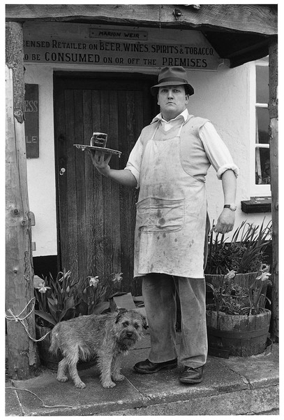 James Douglas, Dartmoor's rudest barman!, Sandy Park Inn 1984.jpg