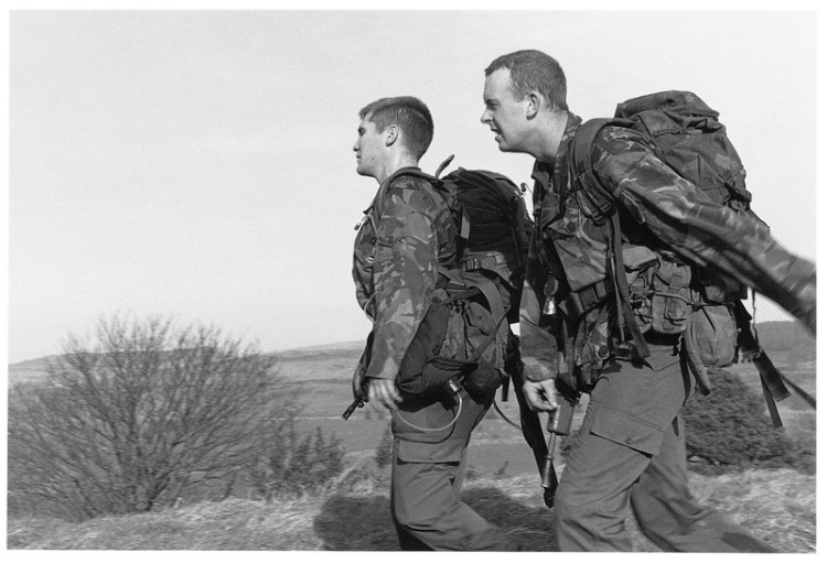 Marines on a thirty miler, Hexworthy 1999.jpg