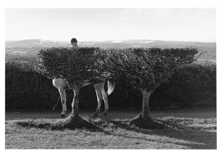 Philip Wedlake, Mid Devon Hunt meet, Fairhaven Farm, Gooseford 1976.jpg